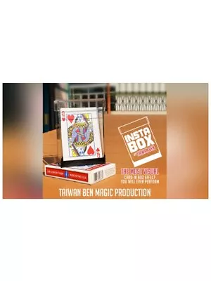 Insta Box Trick By Taiwan Ben Card Magic And Card Tricks Gimmicks Close Up Magic • $20.99