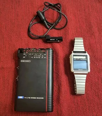 Vintage Seiko TV Watch With Receiver T001-5019 • $550