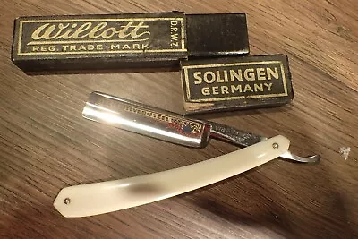 Near Mint 13/16”  OTTO Willms Razor Shave Ready ? Solingen Ger. • $75