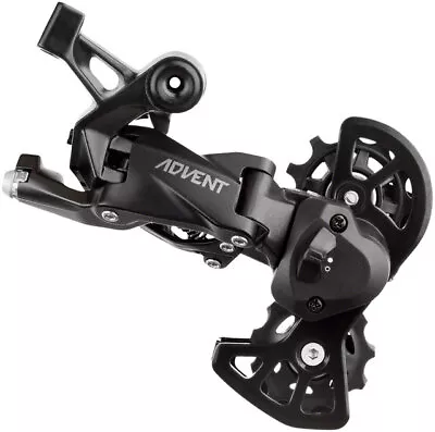 MicroSHIFT ADVENT Super Short Rear Derailleur - 9 Speed Super Short Cage Black • $58.99