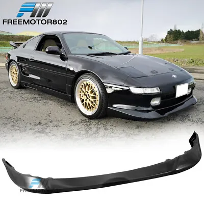 Fits 1991-1995 Toyota MR2 Front Bumper Lip AW Aeroware Style Unpainted Black PU • $155.99