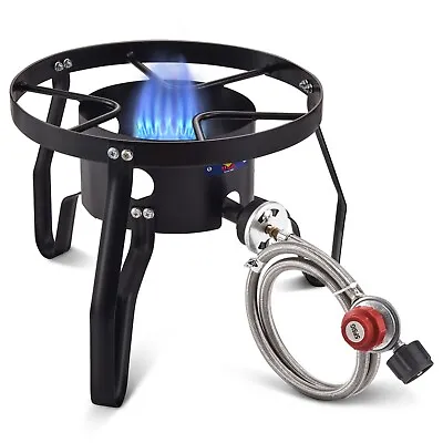 Portable 37000BTU. Propane Burner Gas Stove For Outdoor Cook Camping Stove • $56.99