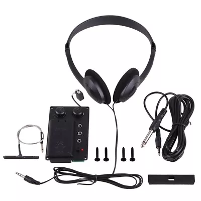 Electric  Silent Eq Pickup Piezo With Headphone And Plug Hole Cable Set M6R7 • $17.48