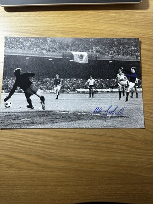 £19.99 • Buy Rangers V Moscow Dynamo Picture 1972 ECWC Goal & Signed Of Wullie Johnston  CoA