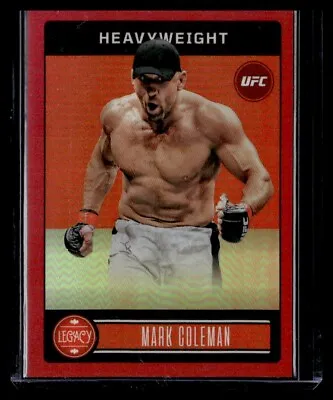 2023 Panini Chronicles UFC Legacy Red /199 #345 Mark Coleman • $3