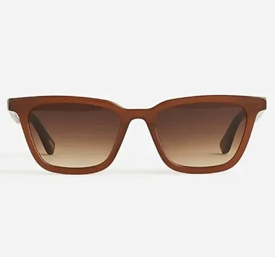 J. Crew NWT Oversized Angular Sunglasses - Brown Ombre • $65