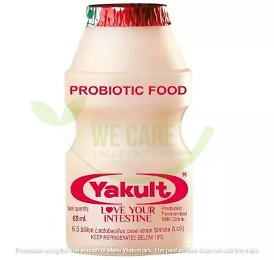 Yakult Probiotic Health Drink Bottle Original 65 Ml Pack Of 10 Bottles • $93.42