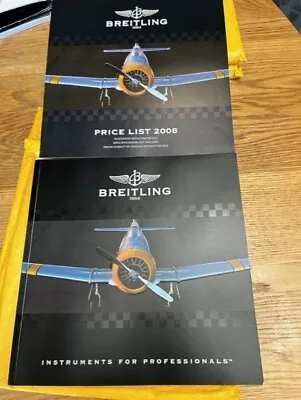 £14.99 • Buy Breitling Watch Catalogue And Price List; Great Reference; 2008