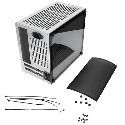Mini-ITX Computer Case Small Aluminum Gaming Chassis Panoramic Side View BEA • $93.59
