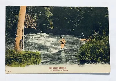 Cochinchine Baria La Source River Vietnam Vintage Postcard • $3.59