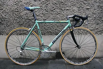 New Old Stock Bianchi Mega Pro Campagnolo Chorus Pantani Nos Italy Vintage Bike • $2699