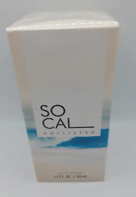 Hollister SOCAL Mens Eau De Cologne Fragrance 1.7 Oz / 50 ML NEW! Sealed (UK) • £39.50