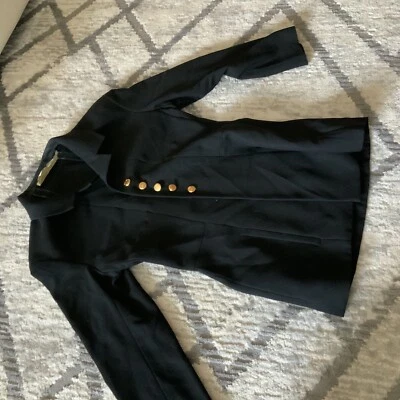 $1095 • Buy ✨Vintage Rare CHANEL Gold CC Logo Button Suit Jacket Blazer Coat