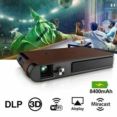 £241.20 • Buy Pico Size Smart 3D Projector WiFi 1080P Airplay Movie Camping DLP HDMI Mini LED