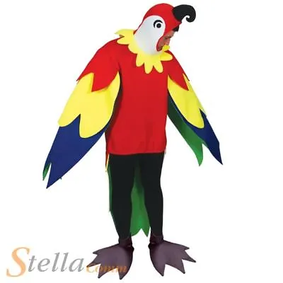 £29.49 • Buy Adult Polly Parrot Bird Animal Fancy Dress Costume Stag Do Unisex Novelty Outfit