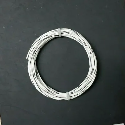 22 AWG Wht/Blk  Mil-Spec Wire (600V) (PTFE) Stranded Silver Plated Copper 25 Ft • $6.79