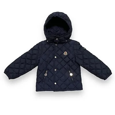 VINTAGE Moncler Kids Quilted Blue Jacket Size 3 Years • $115