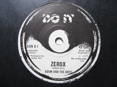 £3 • Buy Adam & The Ants - Zerox 7  Vinyl Record