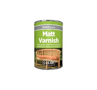 300ML Clear Gloss Varnish Tin Yacht Varnish Matt Varnish Wood Interior Exterior • £7.73