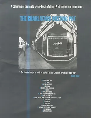 Sfbk86 Album/single/tour Advert 15x11 The Charlatans : Melting Pot • £15.99