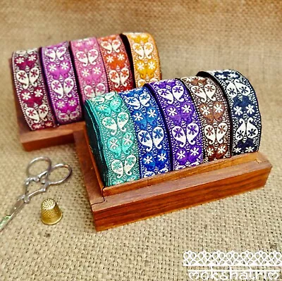 £2 • Buy Traditional Indian Asian Paisley Jacquard Ribbon Trim MA127