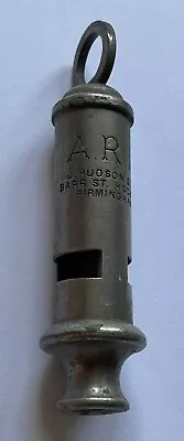 £30 • Buy Vintage A R P Whistle By J. Hudson & Co, Barr St, Hockley, Birmingham