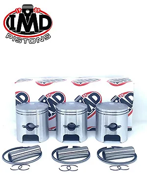 Kawasaki S3 KH400 Triple Piston Kits (3) +1.00mm • £164.99