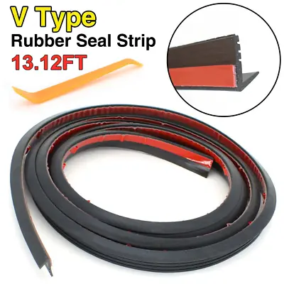 13ft For Volvo Accessories V Shape Car Side Windows Trim Edge Mould Seal Strip • $12.89