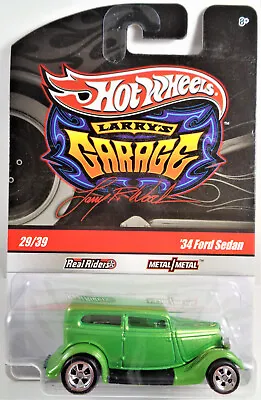 Hot Wheels Larry's Garage Green Variation '34 Ford Sedan • $7.99