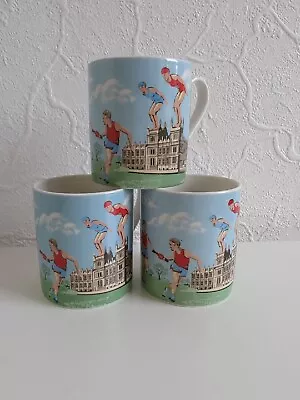 Cath Kidston Mugs Set Of Three 2012 London Olympics  Rare Churchill • £12