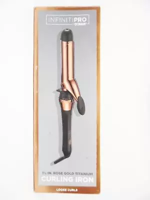 INFINITIPRO BY CONAIR Rose Gold Titanium Curling Iron 1¼-inch Curling Iron • $17.97