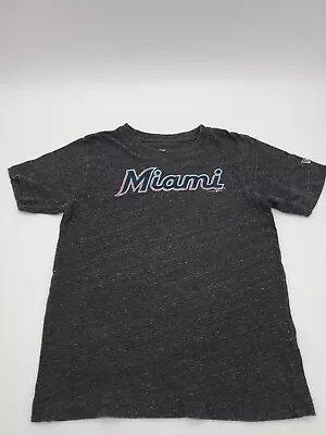 Miami Marlins Large Youth Gray Baseball Shirt..T1 • $4.50