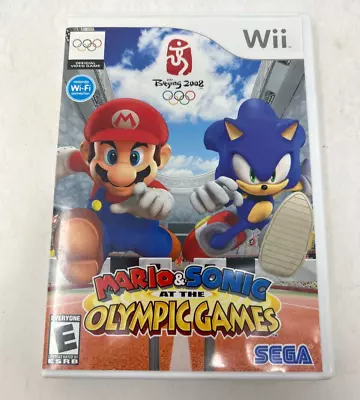 Case And Manual Only NO GAME Mario Sonic At The Olympic Games Nintendo Wii • $5.95