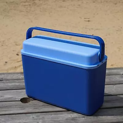 Large Ice Cooler 12L Box Beach Camping Insulated Food Drink Box With Handle • £23.09