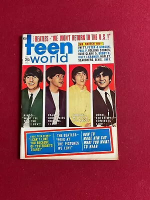 1964 Beatles  Teen World  Magazine (No Label) Scarce / Vintage • $118.29
