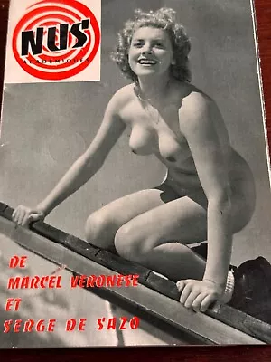 Vintage 1950s Small Size Nus Magazine Marcel Veronese Serge De Sazo • $22