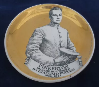 Fornasetti Coaster 4 1/8” Diameter Melodramma Opera Pinkerton Madame Butterfly • $50