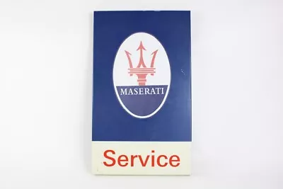 1980-90’s Maserati Dealership Service Sign QP 3200 4200 • $2488.50