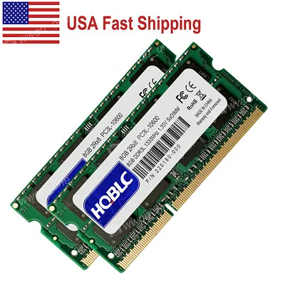 USA 16GB 2x8GB PC3L-1333mhz Memory Fr Macbook Pro 17  Early 2011 Late 2011 A1297 • $29.99