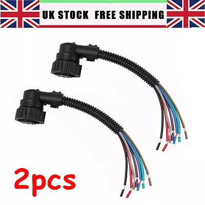 2x 7pin Daily Repair Connector Plug Wiring Rear Lamp Light Luton/Tipper/Recovery • £13.46