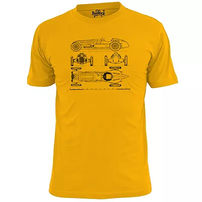 £10.99 • Buy Mens Alfa Romeo 12c 1938 Blueprint T Shirt Classic Car Vintage
