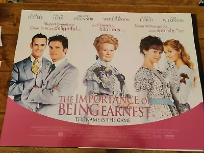 The Importance Of Being Earnest (Judi Dench Colin Firth) Poster Quad (95) • £9.99