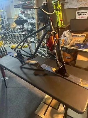 Custom Conversion Ski Bike - Black Missle Frame With Ski Boards • $1033.99