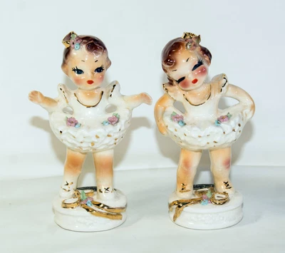 $95.50 • Buy Rare Vintage Josef Originals  Linda Laura Ballerina Figurine Set  M.J George