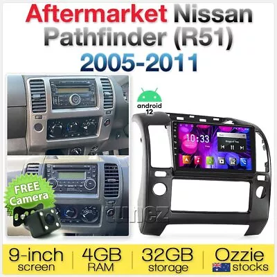 Android Auto CarPlay For Nissan Pathfinder R51 2005-2011 Car Stereo Radio MP3 AT • $397.21