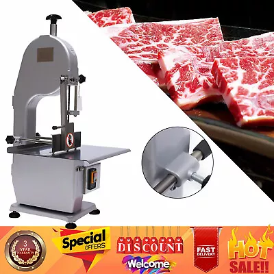 1500W Commercial Electric Meat Bone Saw Machine Frozen Meat Cutting Band Cutter • $360.05