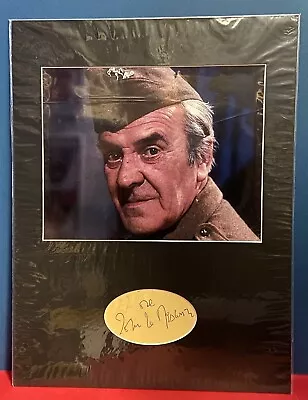 JOHN LE MESURIER Dad's Army Genuine Authentic Signed16x12 Display UACC COA • £145