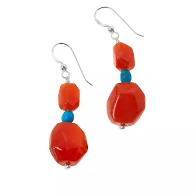 MINE FINDS BY JAY KING Sterling Silver 925 RED EARRING HOOK • $54.99