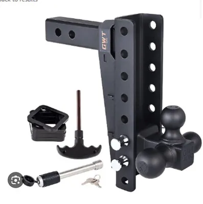 GWT Adjustable Trailer Hitch Tri-Ball (1-7/8  X 2  X 2-5/16 ) Drop Hitch • $99.99