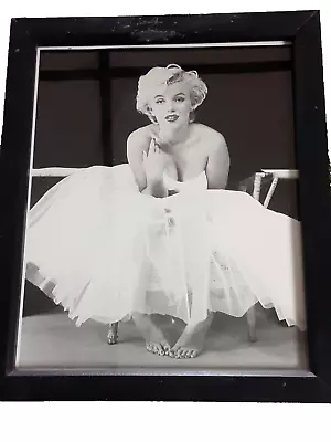 Marylyn Monroe Framed 8x10 BW Glossy Photo • $6.25